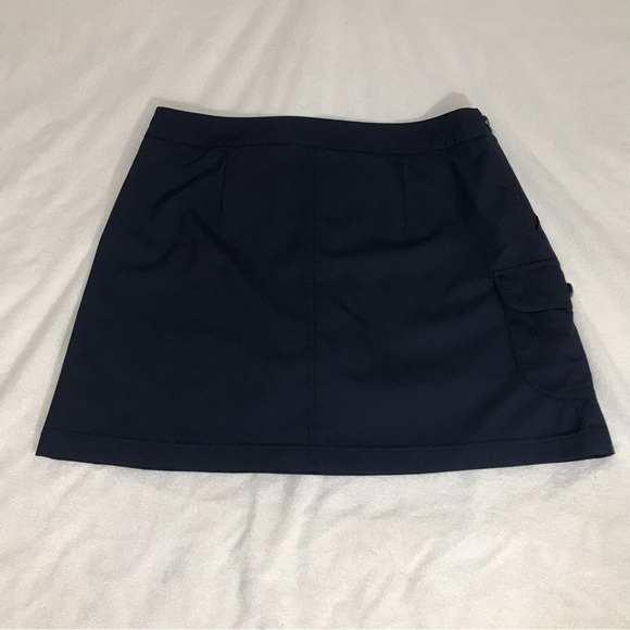 Avia Navy Golf Tennis Stretch Skort Skirt with Built in Shorts Pocket Small - Picture 4 of 5